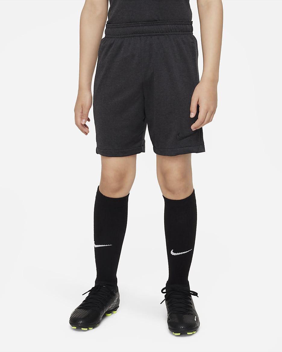 Nike academy shorts junior grey best sale